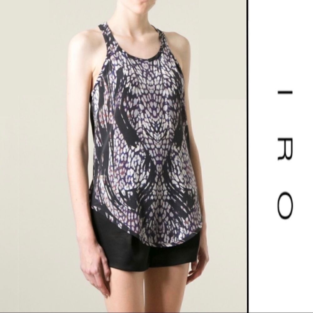 IRO Multicolor Silk Tank